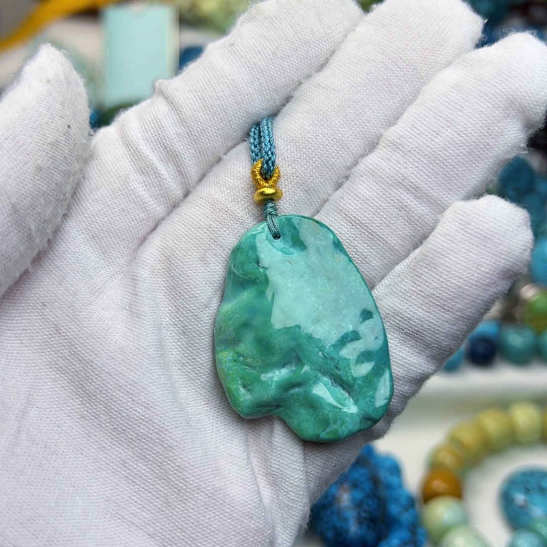 绿松石珠宝奇石未镶嵌