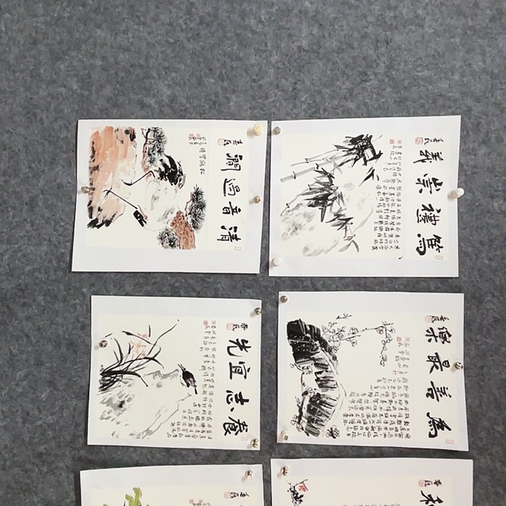 国画闲堂春民国画作品