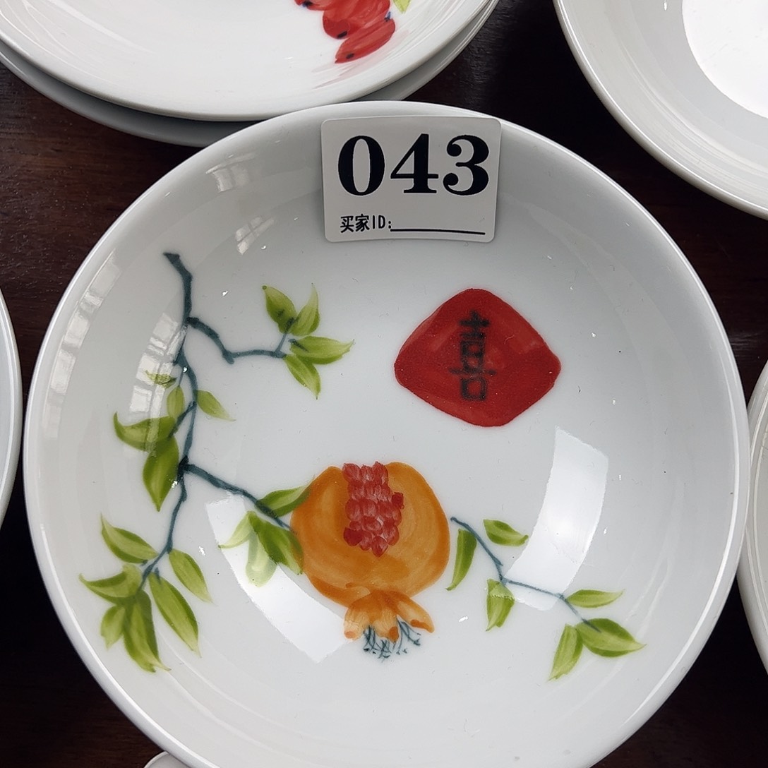 瓷片景德镇陶瓷手工手绘制作