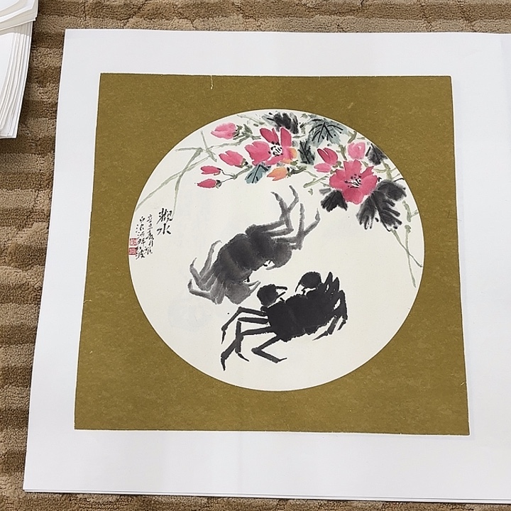 国画大*花鸟的翅膀和翅膀是