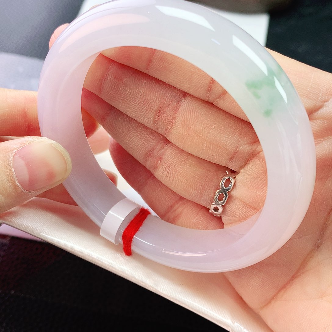 未镶嵌手镯翡翠57+圈