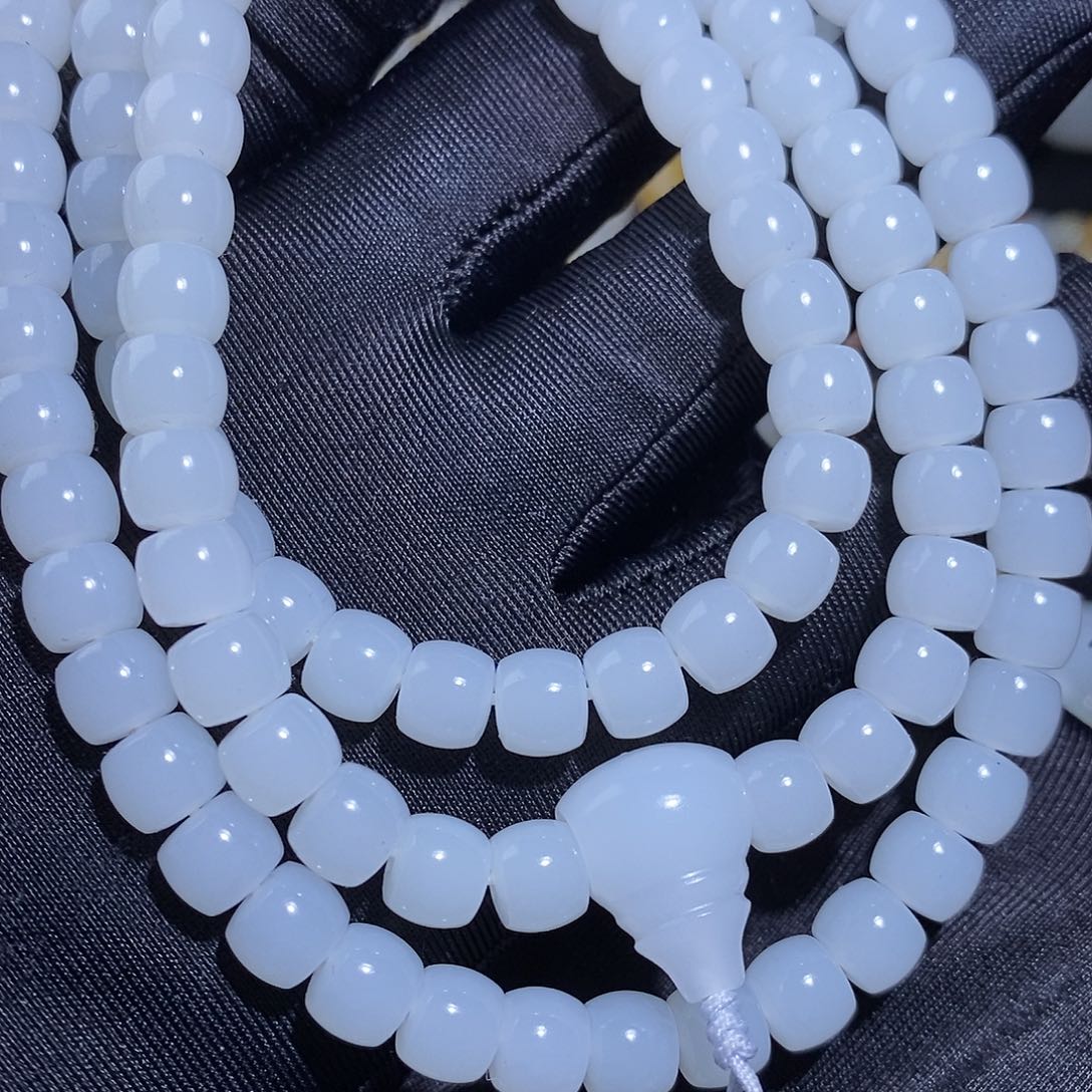 和田玉套链未镶嵌