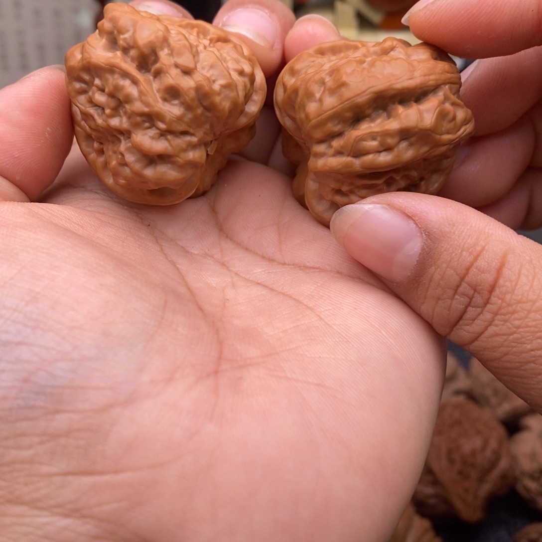 文玩核桃把件34蛤蟆头