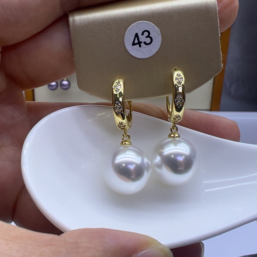 未镶嵌耳饰淡水珍珠