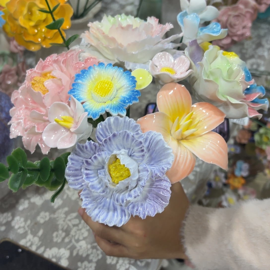 陶瓷花，满20发货，退款拉黑，3070