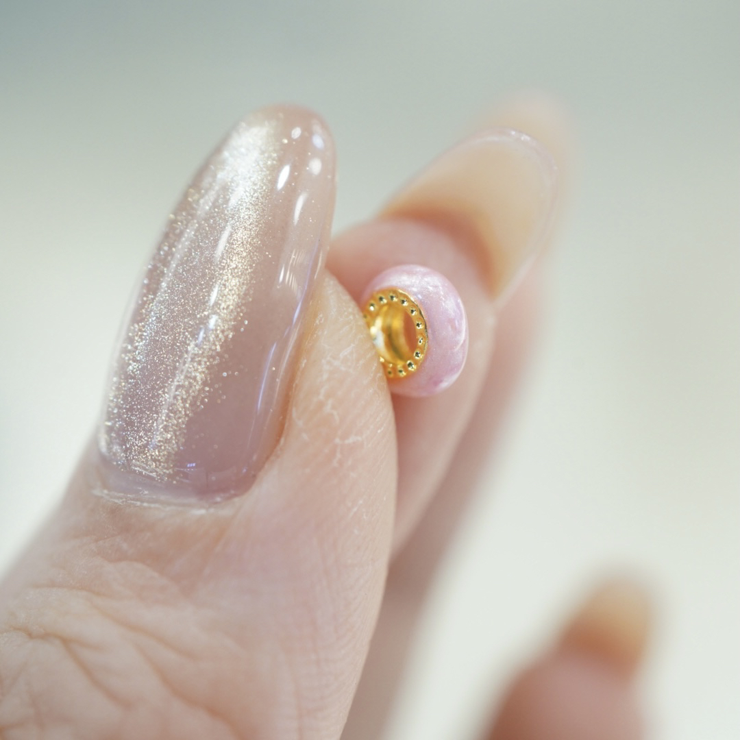 【卡奢珠宝】18K金多巴胺彩色跑环卡6mm 自由DIY 搭配盘缠，水晶