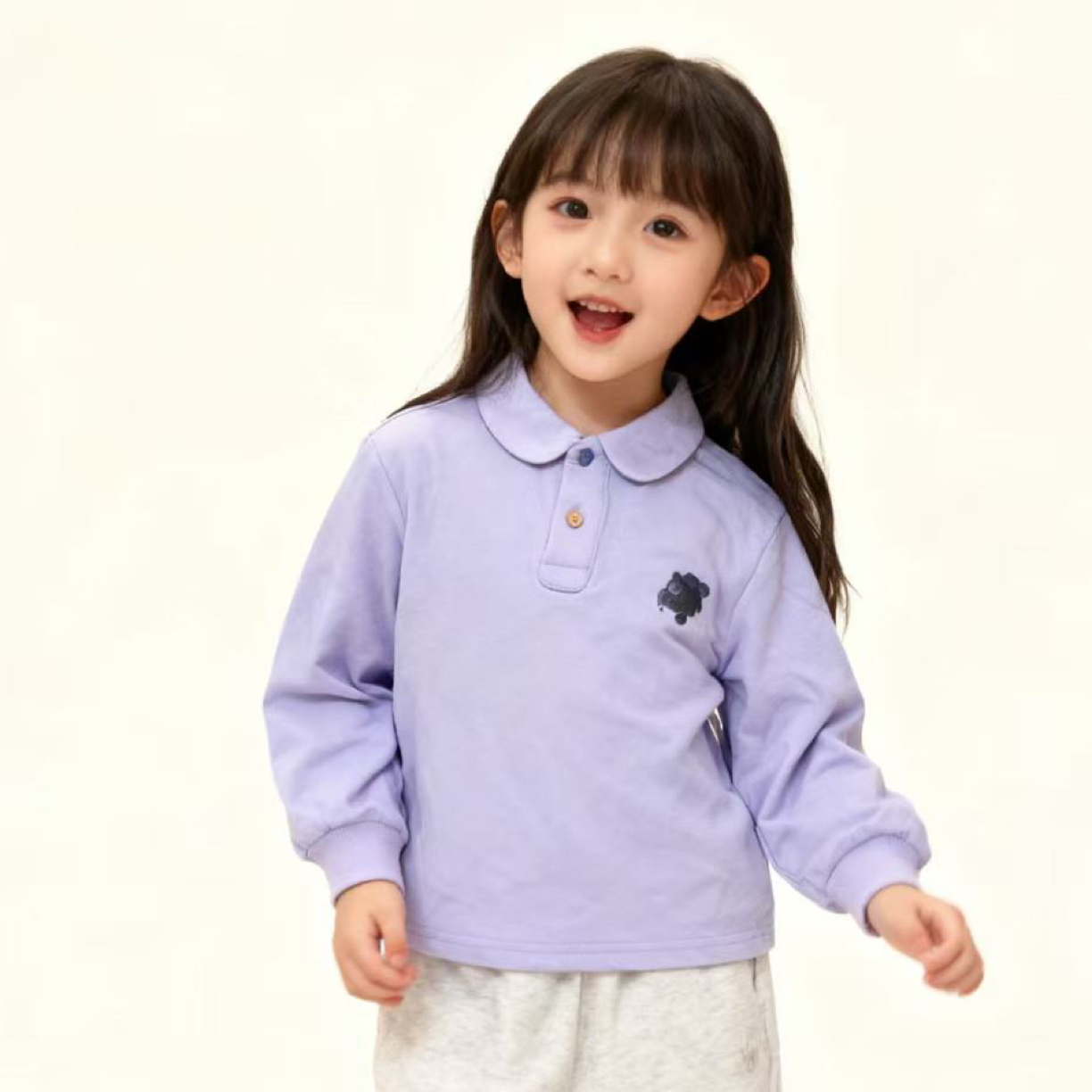 紫色葡萄春秋套头卫衣