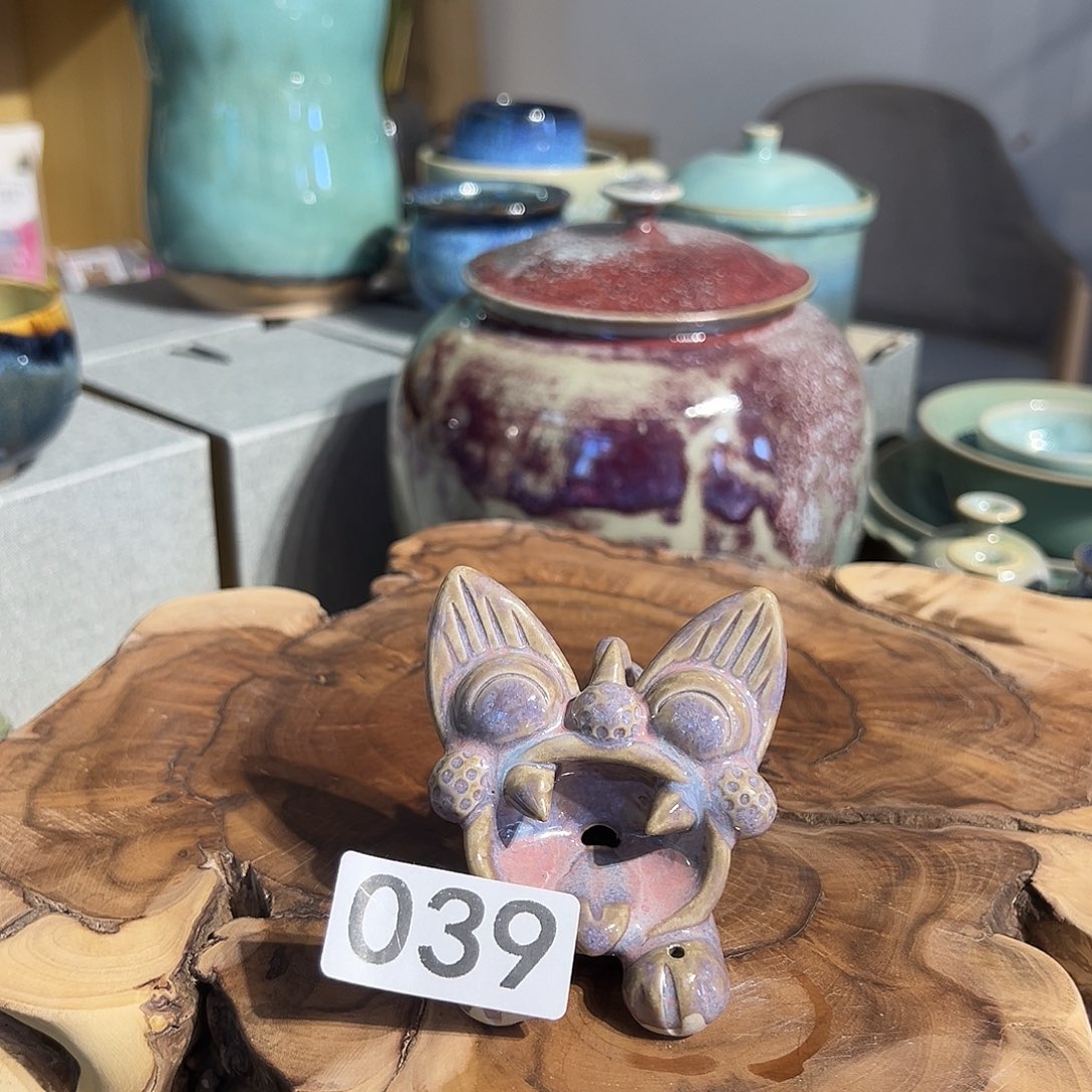 华宁陶华心陶艺瓦猫