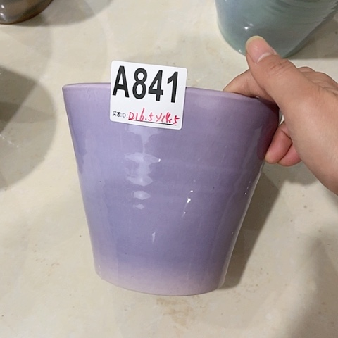 红陶景德镇手工艺品花盆-无孔