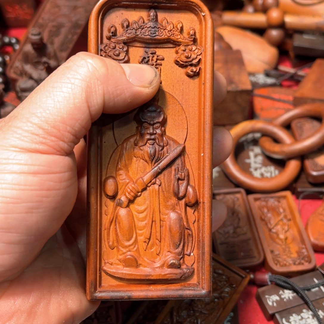 枣木雷击枣木雕刻天师