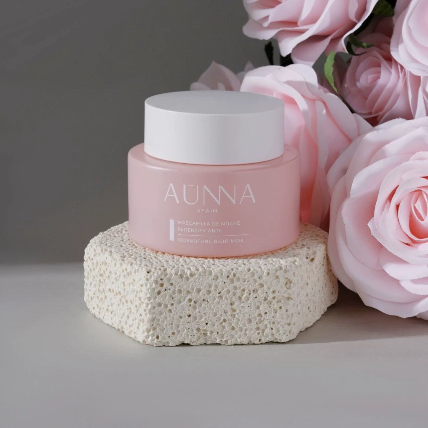 AUNNA 玫瑰精油水光面膜50ml