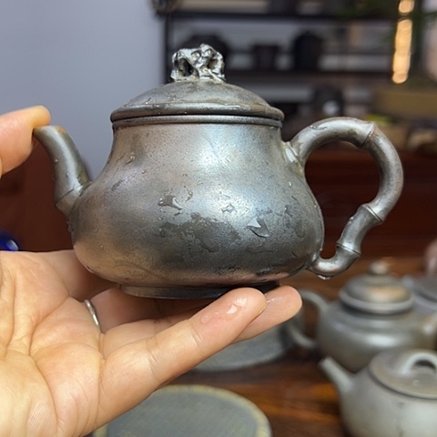 戬谷龙窑柴烧茶壶