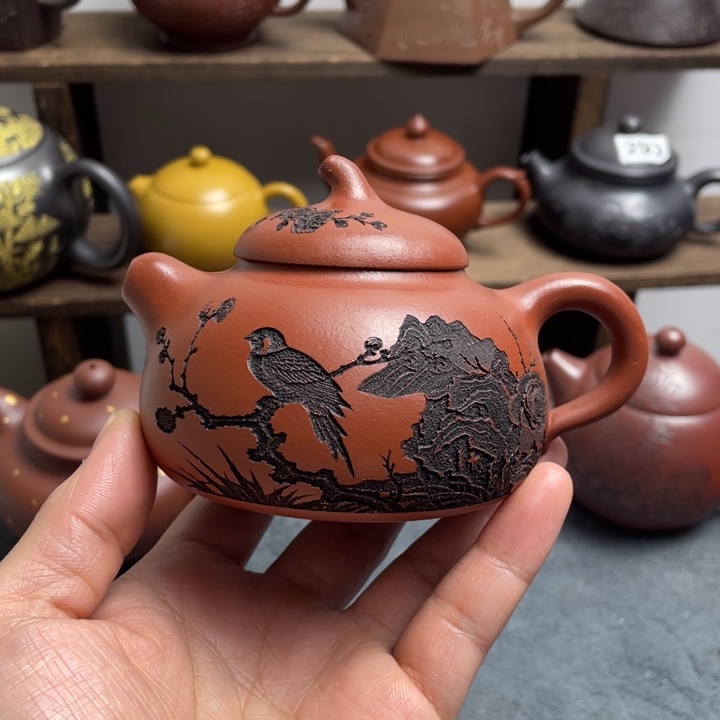 紫砂茶壶紫砂微瑕