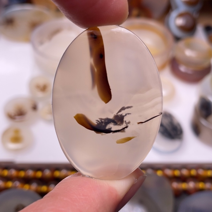 玛瑙/玉髓未镶嵌吊坠(不含链)