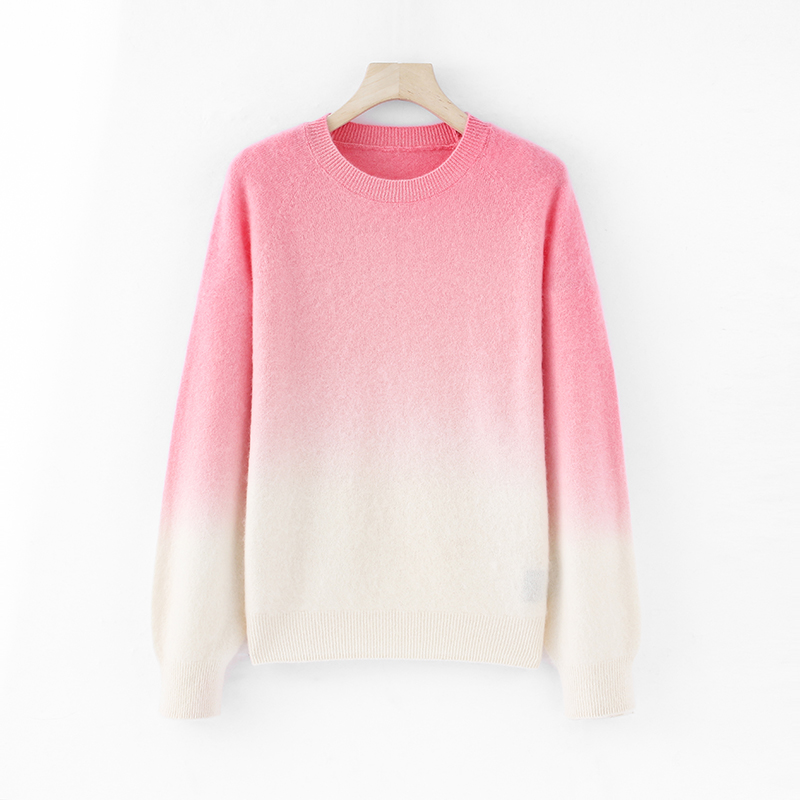 秋冬季时尚百搭休闲渐变重工毛衣羊毛衫MT-6633