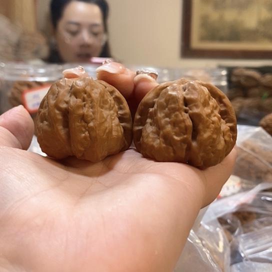 文玩核桃吊坠边40肚42蛤蟆头有修