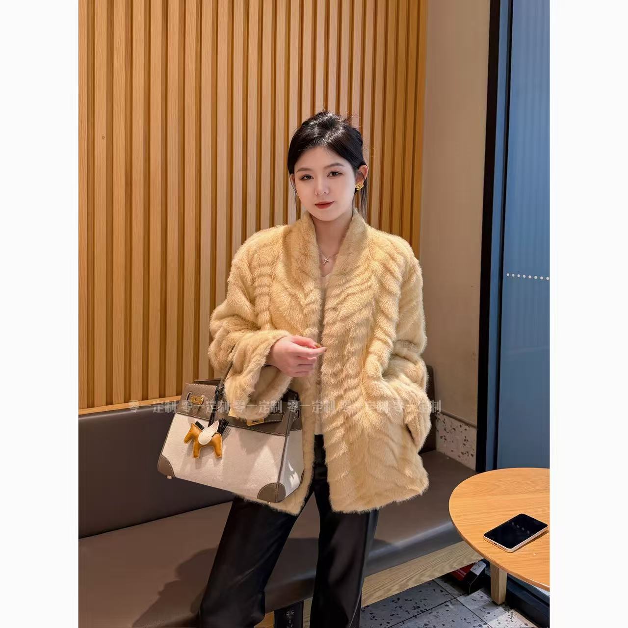 人造皮草 零一专属2025韩版冬季时尚轻奢休闲女装INS风保暖外套