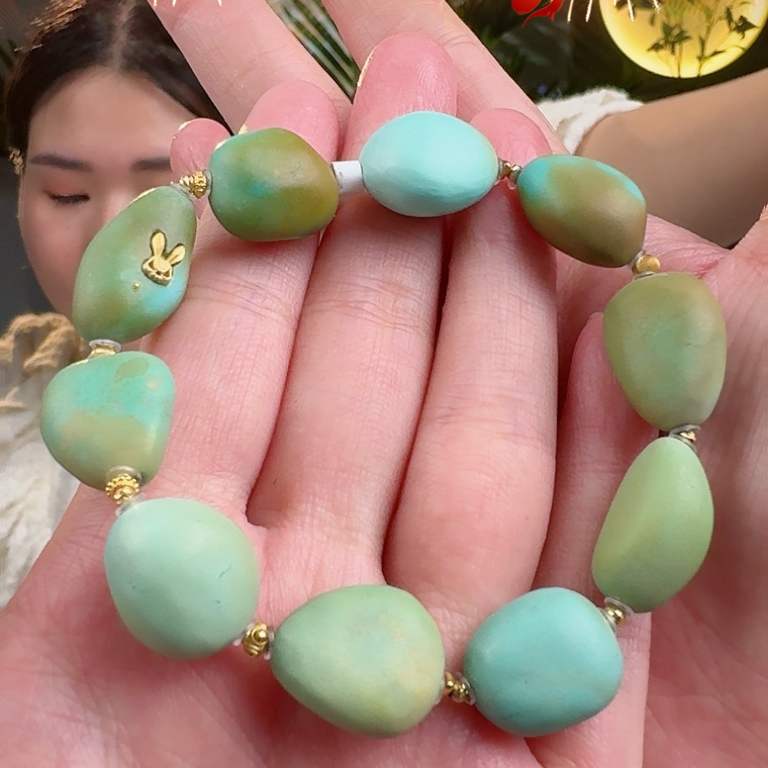 绿松石珠宝奇石未镶嵌