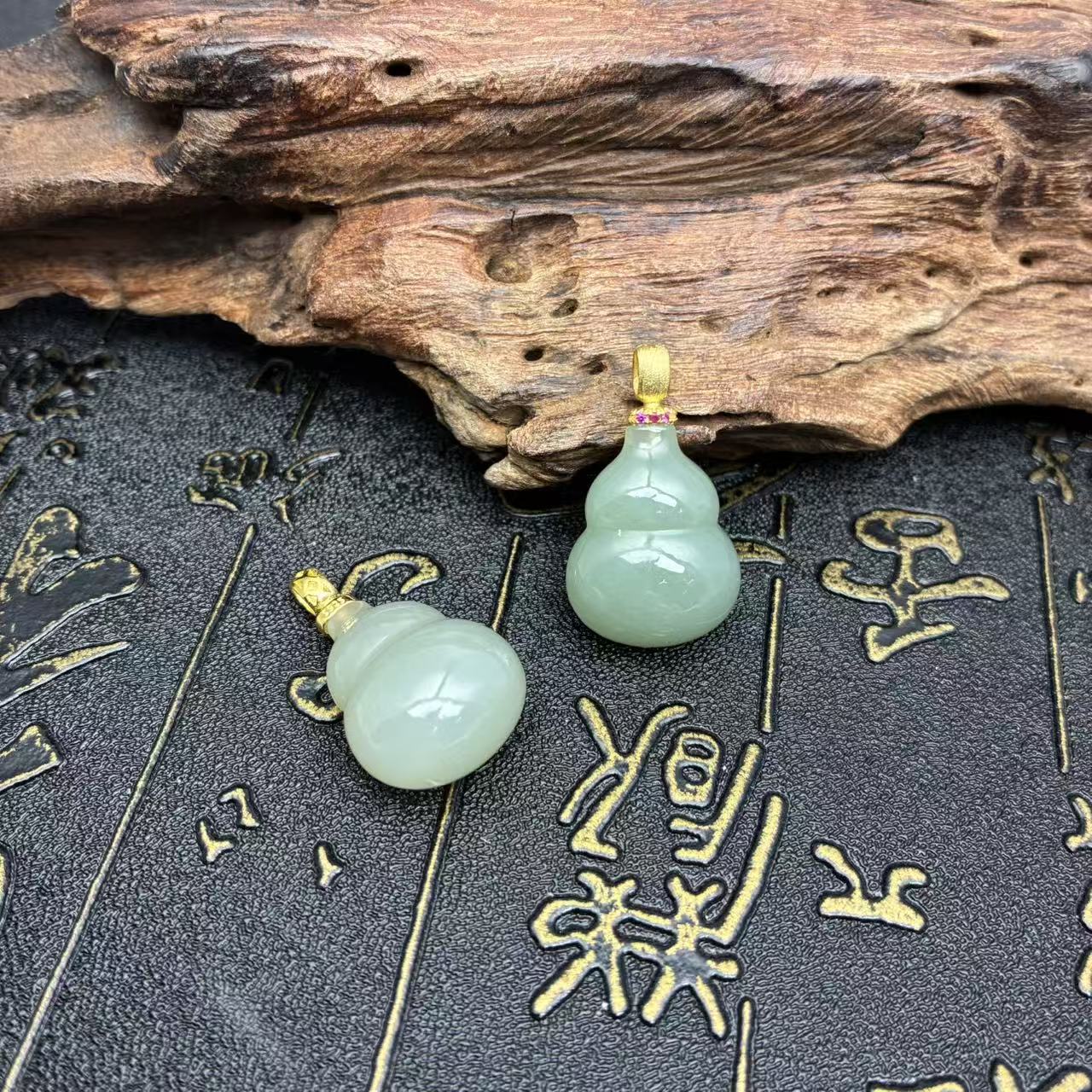 和田玉葫芦吊坠【小北质检】ZJH02Z211多样性发一