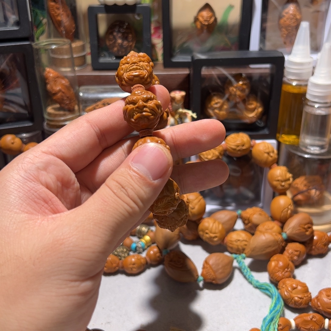 清***c橄榄核手串/手链手工恶僧
