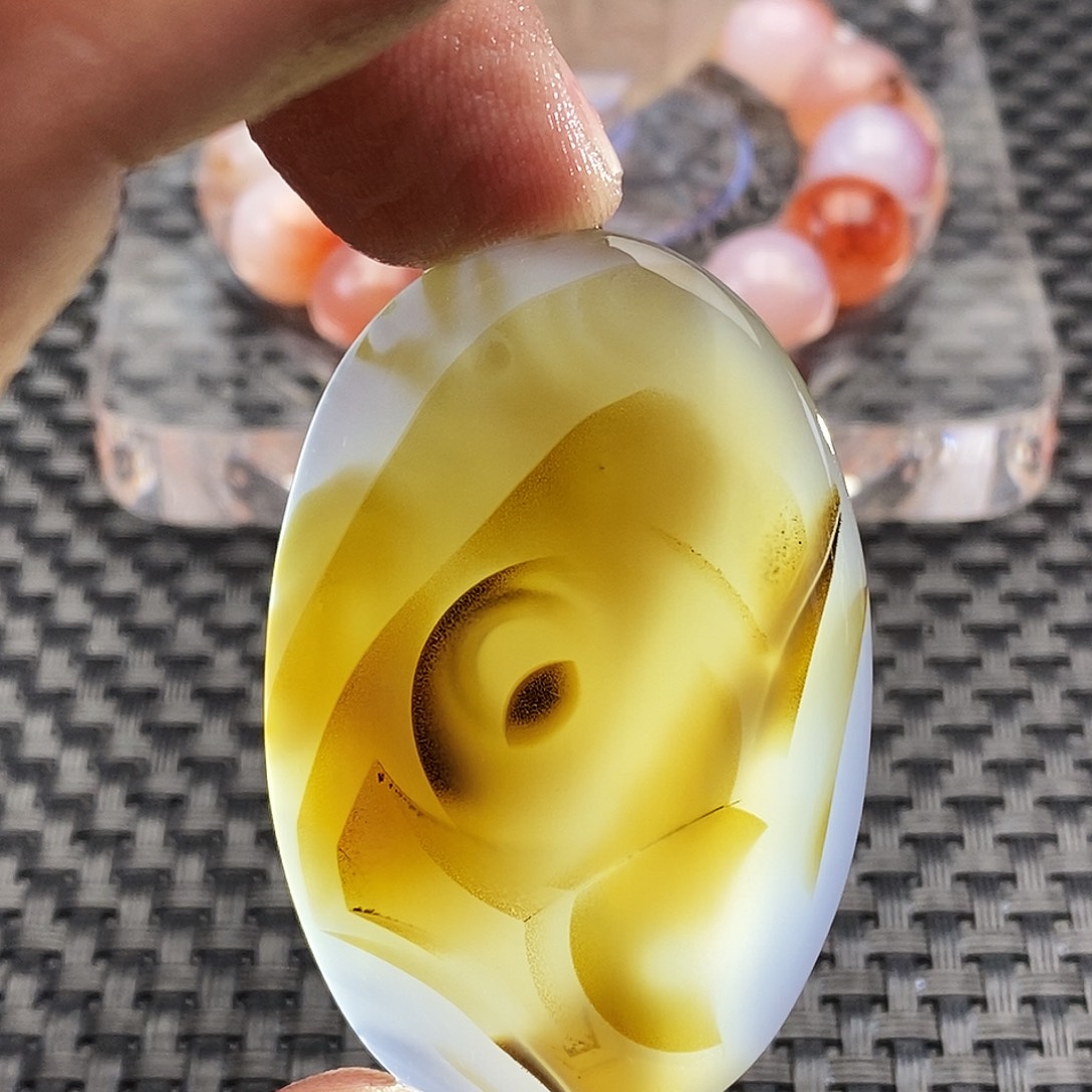 玛瑙/玉髓未镶嵌吊坠(不含链)716