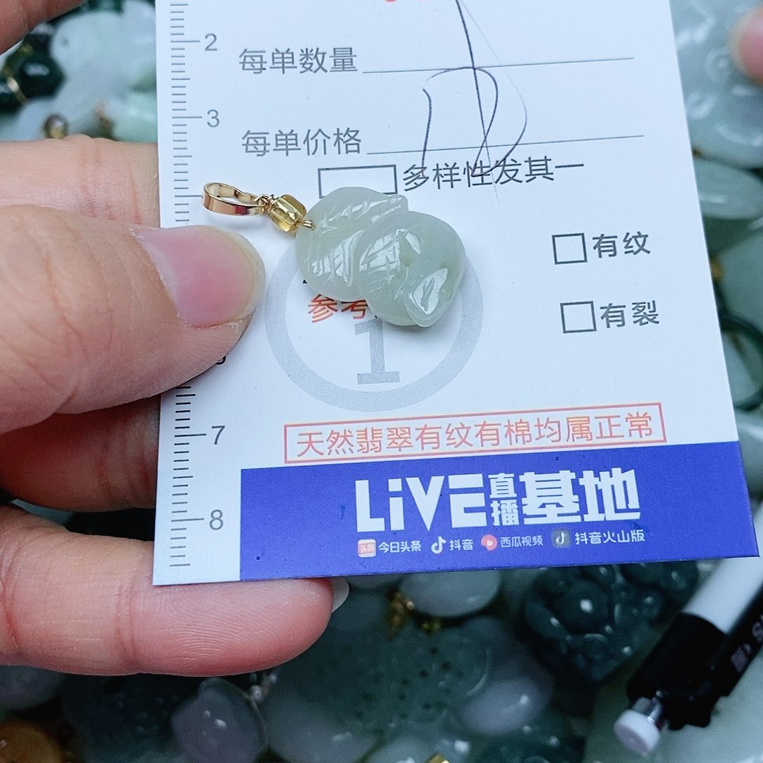 翡翠吊坠(赠链)未镶嵌