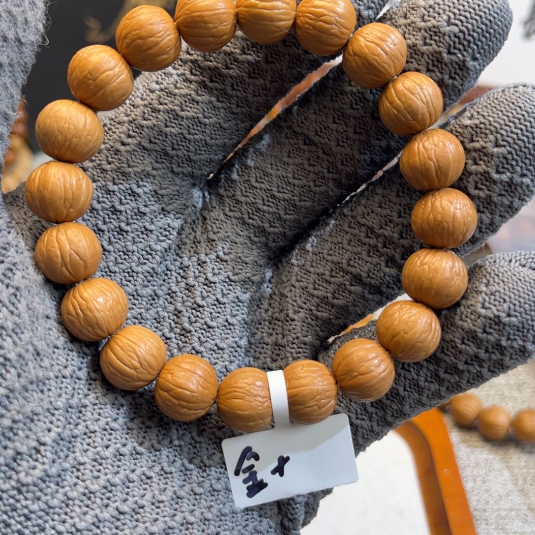 金***金猴头核桃吊坠12.5聚宝盆