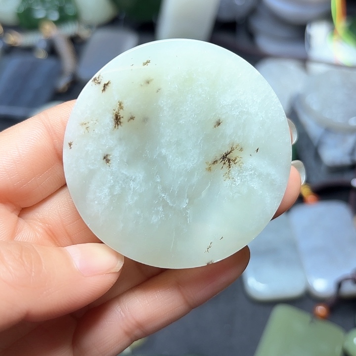 和田玉珠宝半成品未镶嵌