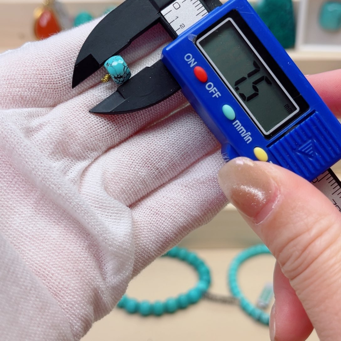 绿松石鼓珠未镶嵌