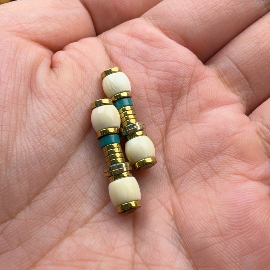 猛犸象牙手串/手链/手镯猛犸万能轴一套随机发