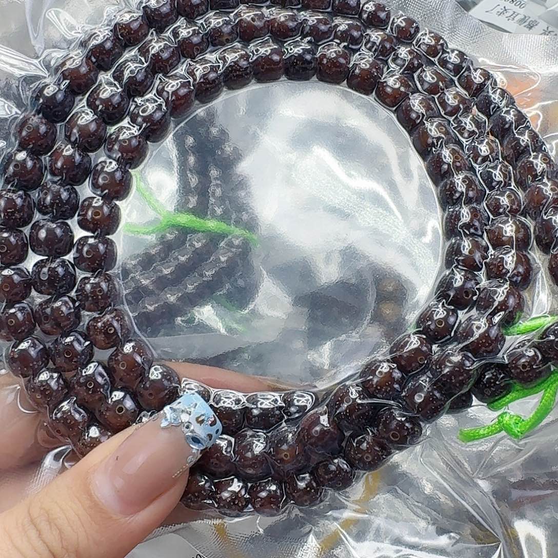 星月菩提手串257黑冰糖遇华星月菩提87-108