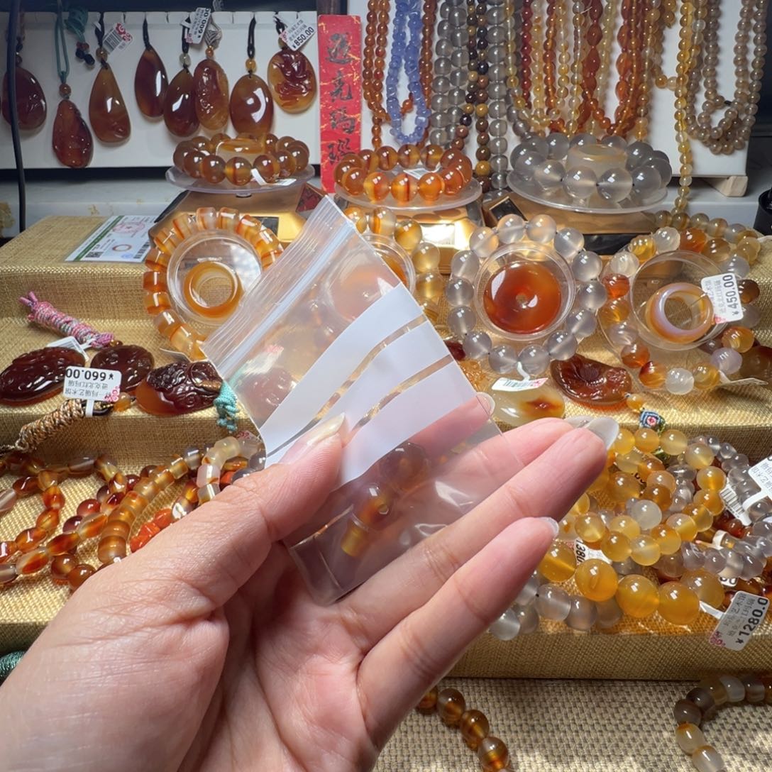 久***旺玛瑙/玉髓合金颈饰2