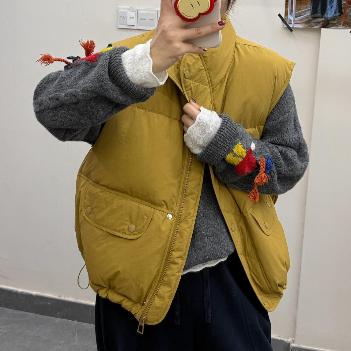 【Hi 妞】百搭立领羽绒马甲