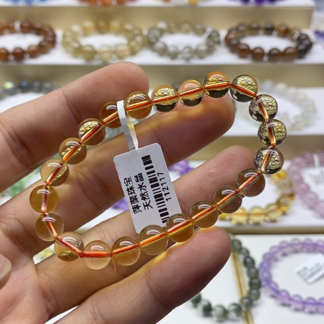 水晶手链未镶嵌纯天然