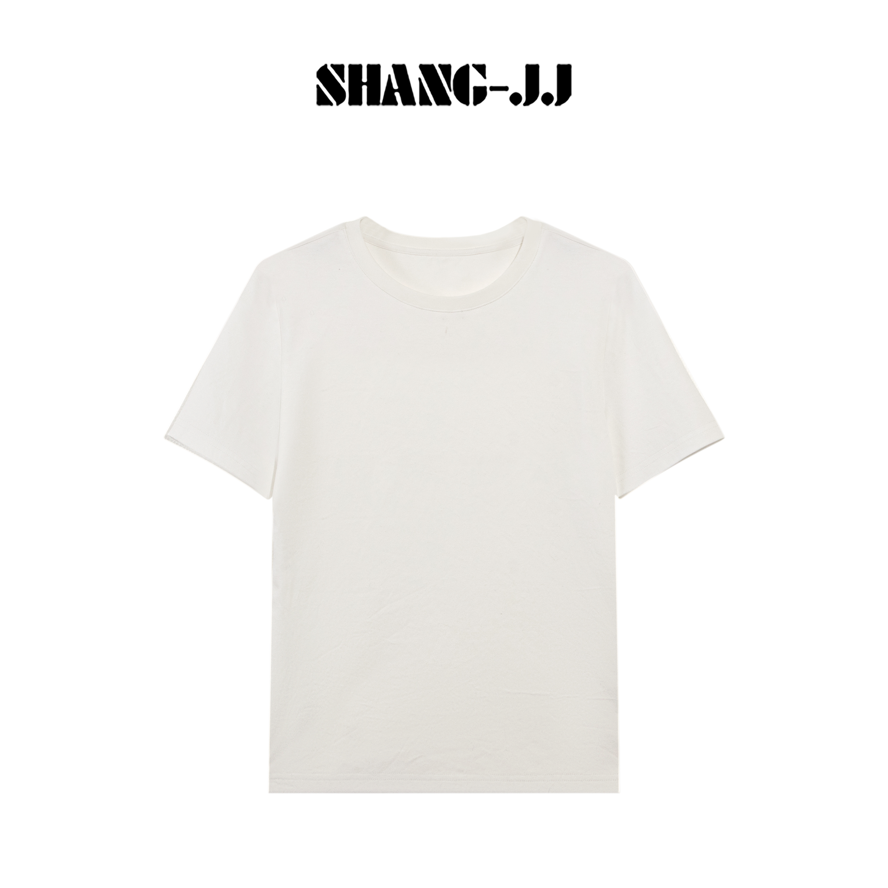 SHANG-JJ【可可T】25ss新品满分长绒棉光泽质感字母短袖q134281p