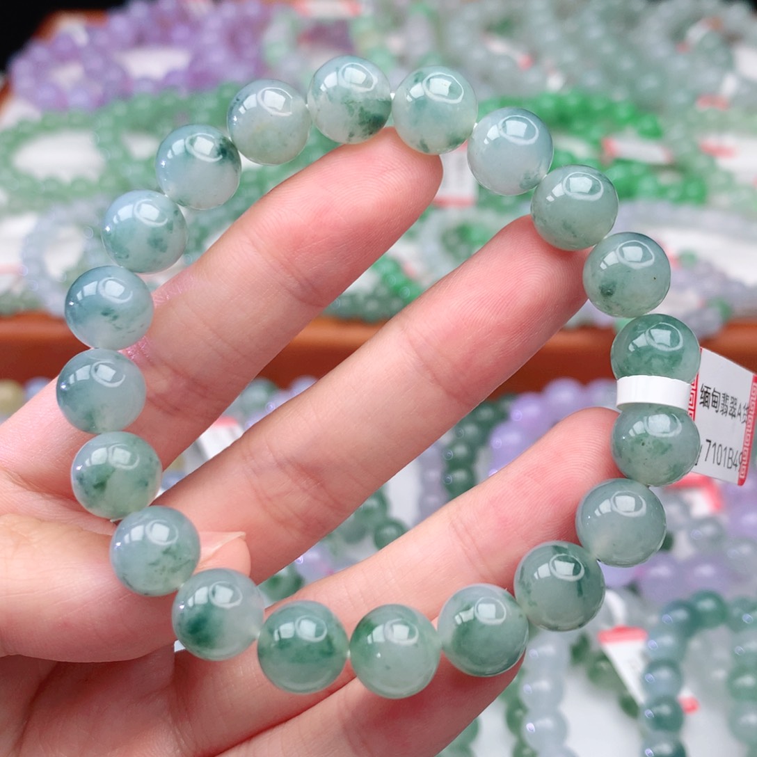 翡翠手链未镶嵌翡翠10mm