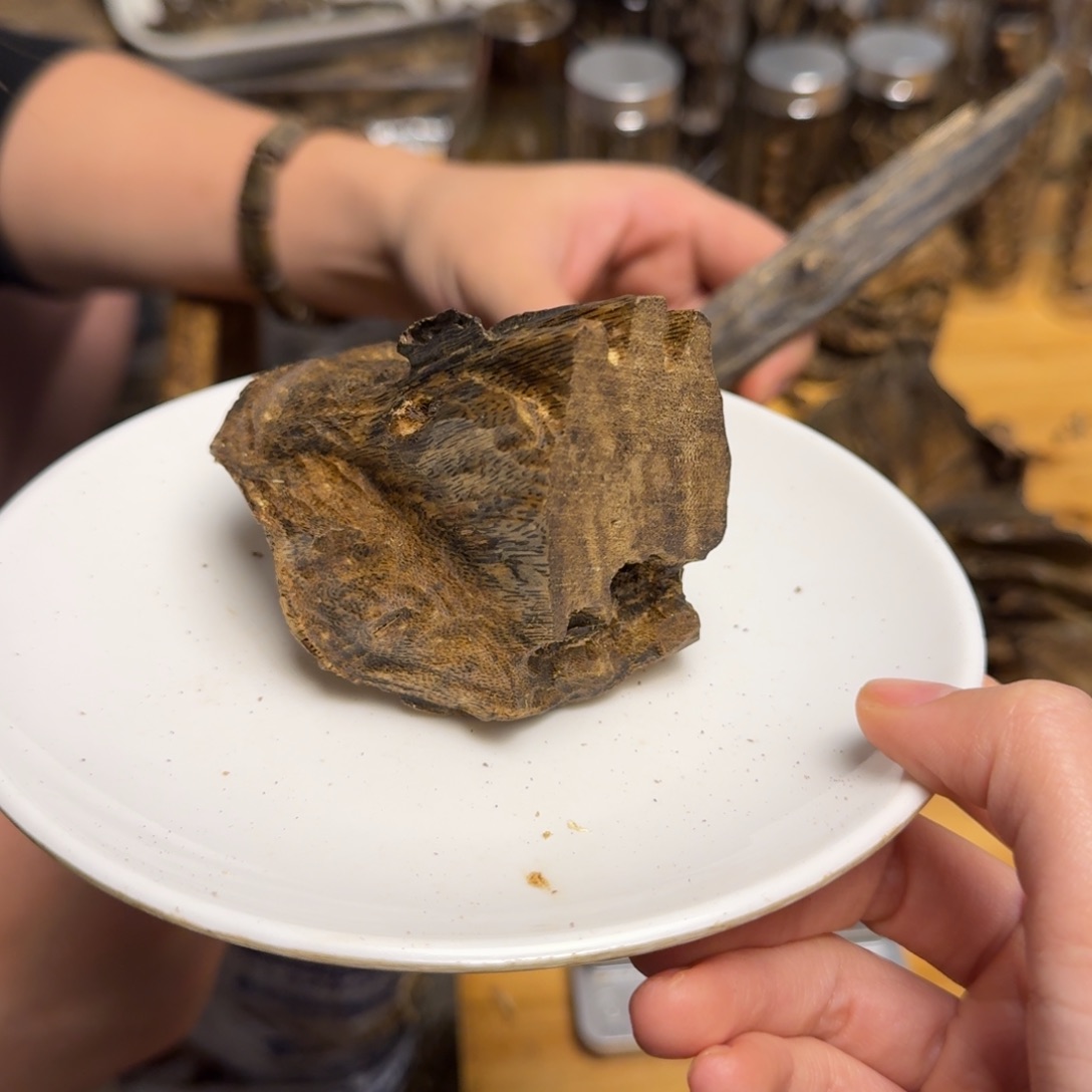 沉香沉香碎屑鱼**M白棋母树块料49克