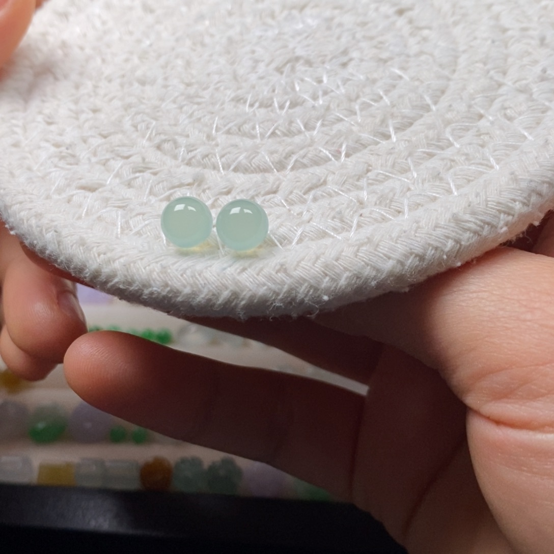 翡翠散珠卡7冰晴单颗价格选其一