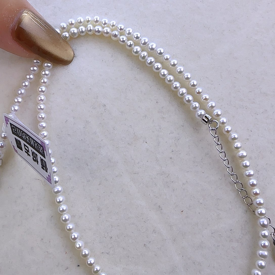 银S925镶嵌405淡水珍珠