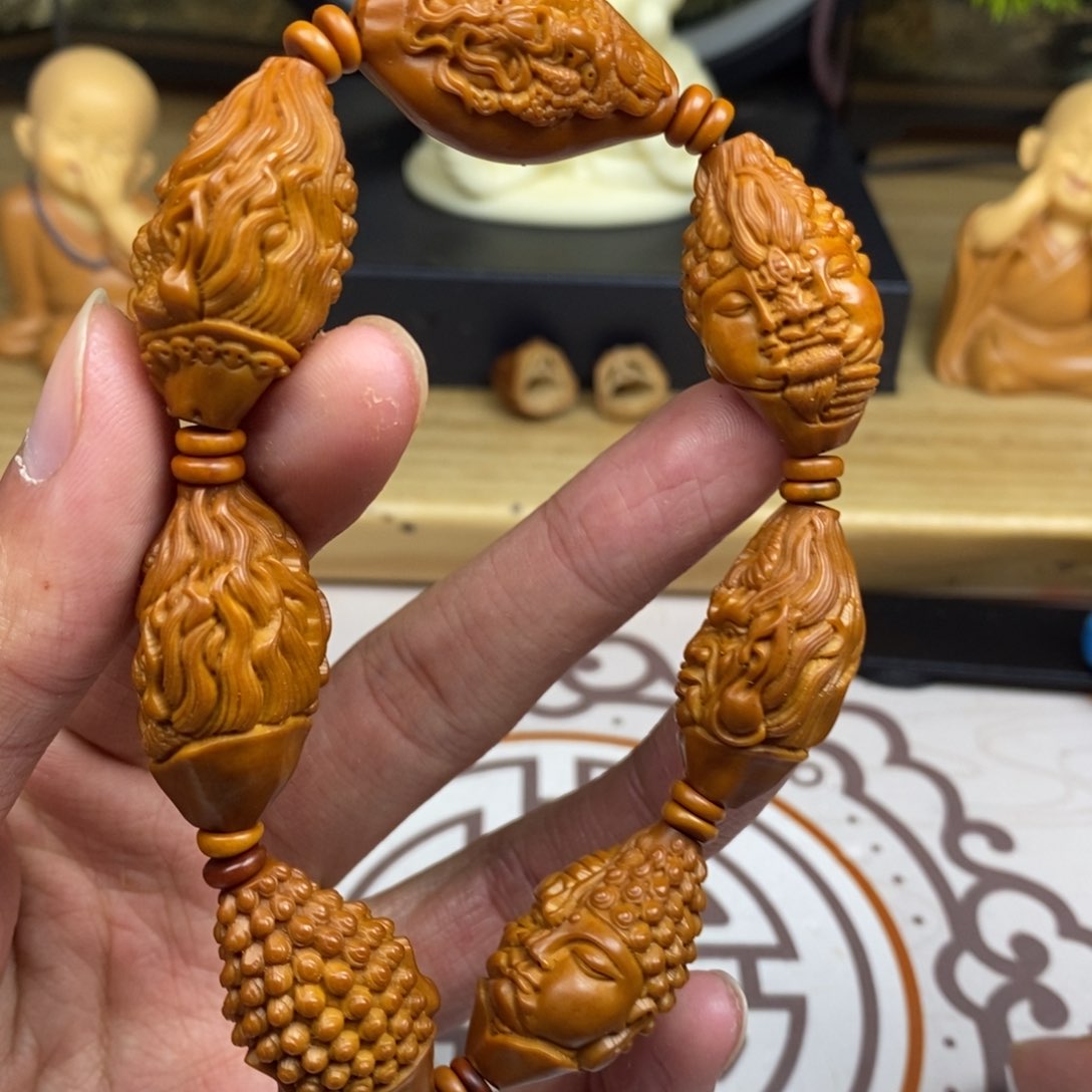 橄榄核手串/手链橄榄核雕工艺手串