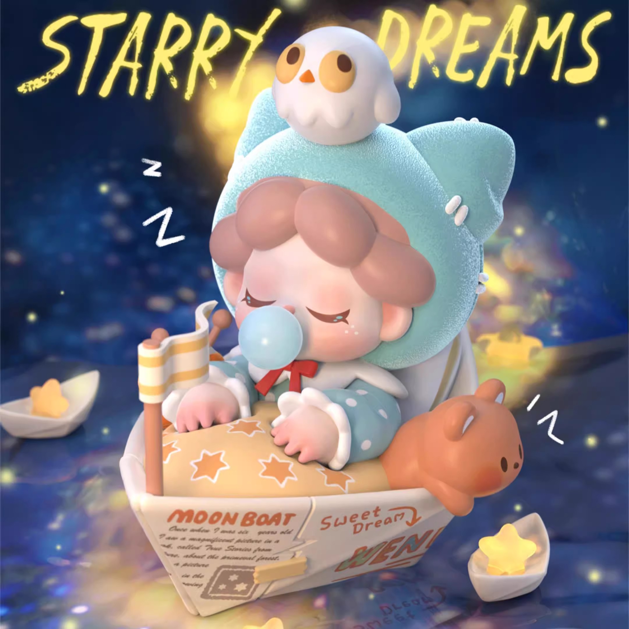 可可【拆盒】wendy四代4代跟着月亮走手办摆件 系列潮玩盲盒代拆