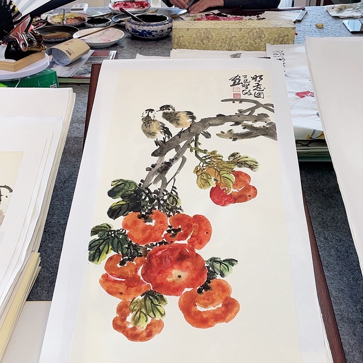 国画张圣敏先生纯手绘作品