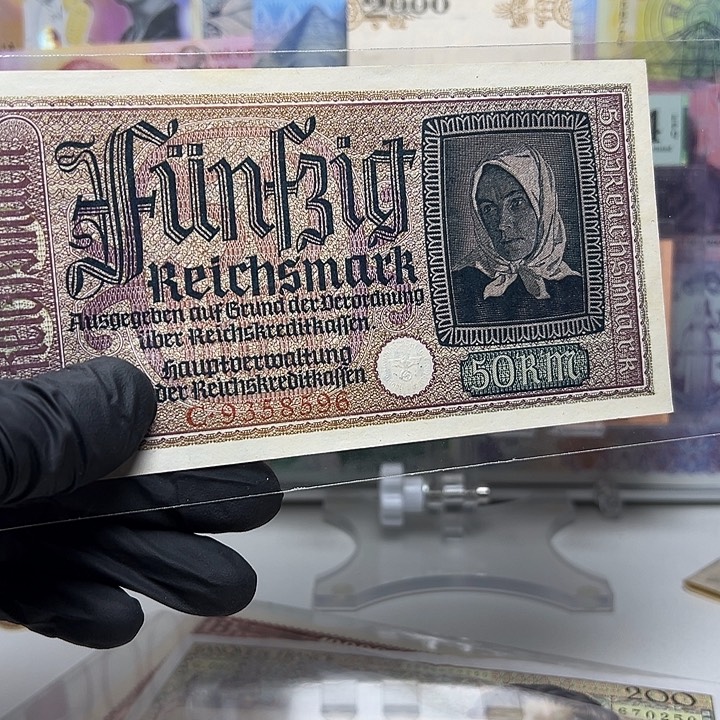 雁***来纸币德国纸币一张596