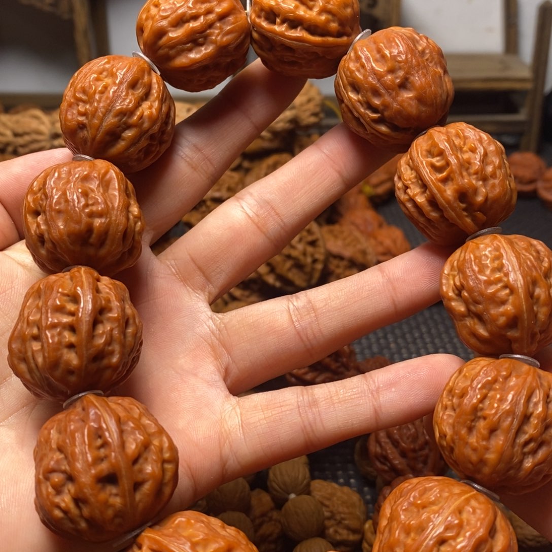 *****文玩核桃手串粗筋手持