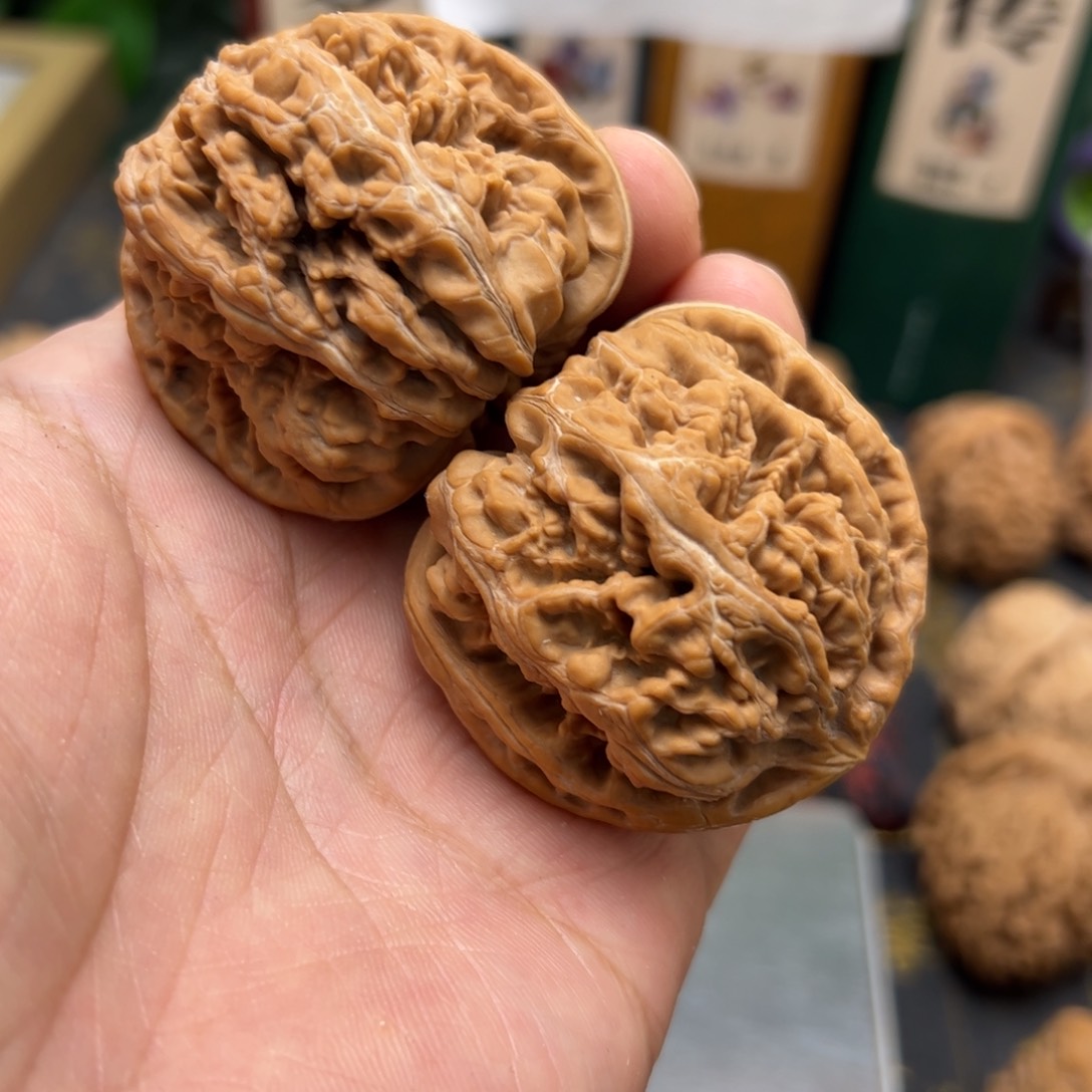 文玩核桃把件静***笑47平谷大粗筋