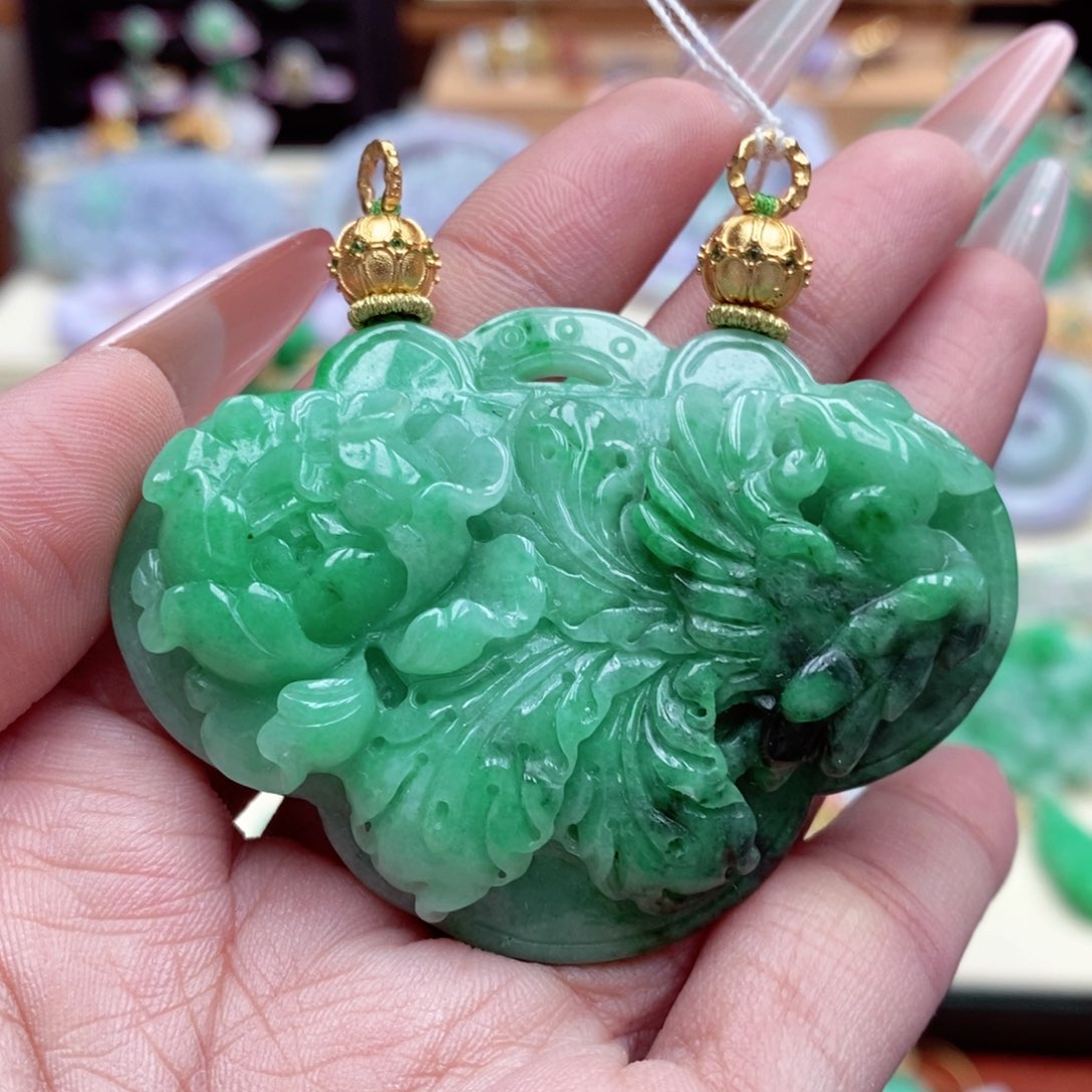 颈饰未镶嵌翡翠翡翠吊坠