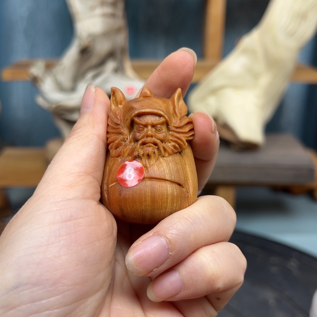 木崖柏木摆件手把件，