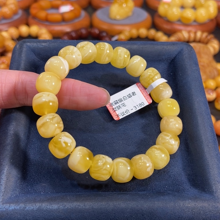 蜜蜡手链未镶嵌蜜蜡