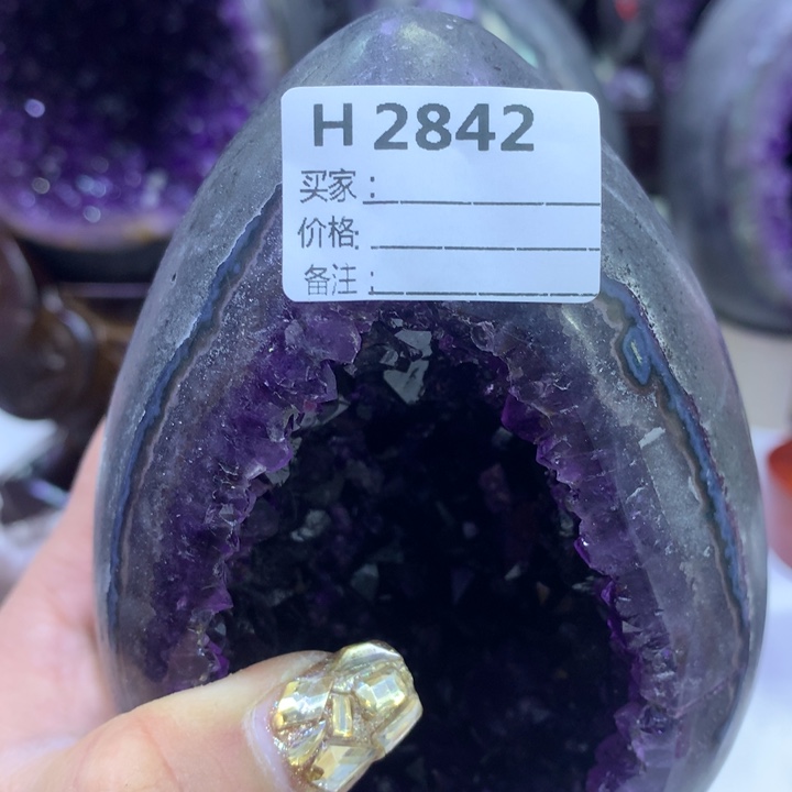 紫晶1未镶嵌12842紫水晶