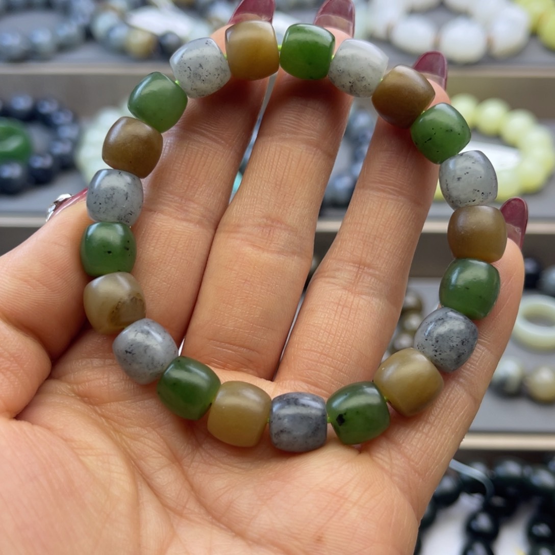 和田玉手链未镶嵌